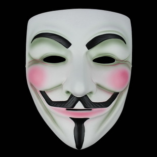 Máscara de Halloween coleccionable como Guy Fawkes - Haga un click en la imagen para cerrar